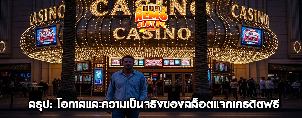 สรุป: โอกาสและความเป็นจริงของสล็อตแจกเครดิตฟรี